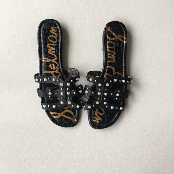 Sam Edelman Bay embellished slip on sandals Size 9.5 - Picture 3 of 13